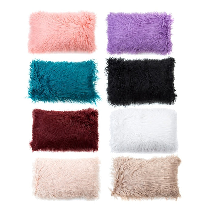 Plush Furry Soft Pillow Case