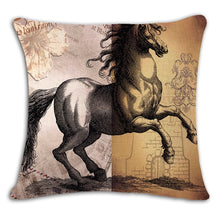 Load image into Gallery viewer, Horse Linen Pillowcase