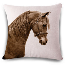 Load image into Gallery viewer, Horse Linen Pillowcase