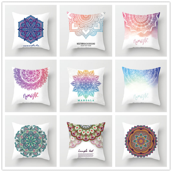 Mandala Printed Pillow Case
