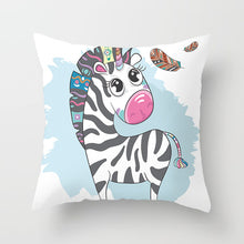 Load image into Gallery viewer, Unicorn and Flamingo Printed Pillow Case