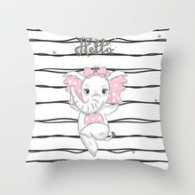 Load image into Gallery viewer, Unicorn and Flamingo Printed Pillow Case