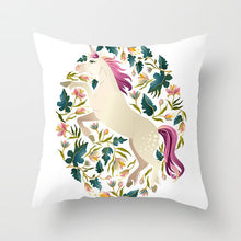 Load image into Gallery viewer, Unicorn and Flamingo Printed Pillow Case