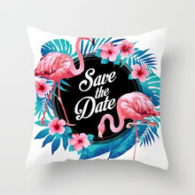 Load image into Gallery viewer, Unicorn and Flamingo Printed Pillow Case