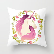 Load image into Gallery viewer, Unicorn and Flamingo Printed Pillow Case