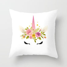Load image into Gallery viewer, Unicorn and Flamingo Printed Pillow Case