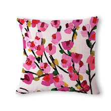 Load image into Gallery viewer, Colorful Flower Linen Pillowcase