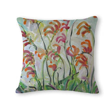 Load image into Gallery viewer, Colorful Flower Linen Pillowcase