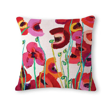 Load image into Gallery viewer, Colorful Flower Linen Pillowcase