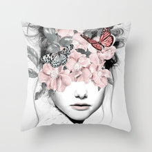 Load image into Gallery viewer, Flower Lady Pillowcase