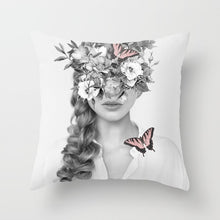 Load image into Gallery viewer, Flower Lady Pillowcase