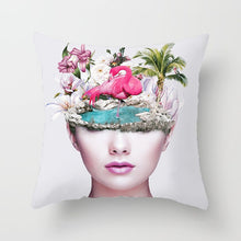 Load image into Gallery viewer, Flower Lady Pillowcase