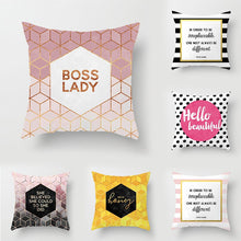 Load image into Gallery viewer, Geometric Printed Pillow Cases