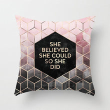 Load image into Gallery viewer, Geometric Printed Pillow Cases