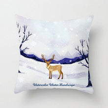 Load image into Gallery viewer, Merry Christmas Snow Pillow Case
