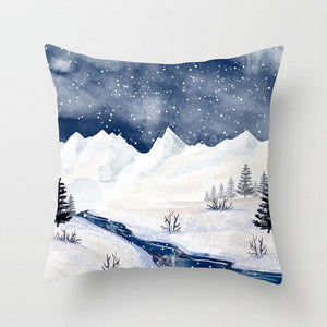Merry Christmas Snow Pillow Case