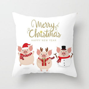Pretty Merry Christmas Pillow Case