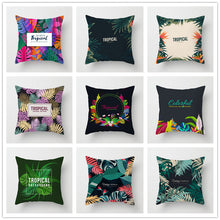 Load image into Gallery viewer, Tropical Plants Pillow Case