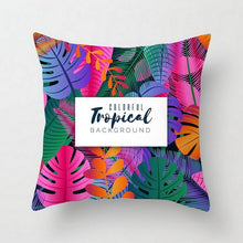 Load image into Gallery viewer, Tropical Plants Pillow Case