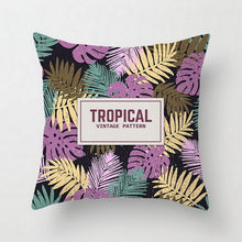 Load image into Gallery viewer, Tropical Plants Pillow Case