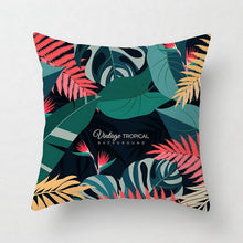 Load image into Gallery viewer, Tropical Plants Pillow Case