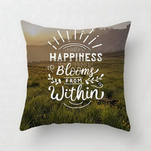 Load image into Gallery viewer, Letter Printed Pillow Case