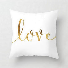 Load image into Gallery viewer, Letter Printed Pillow Case