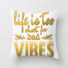 Load image into Gallery viewer, Letter Printed Pillow Case