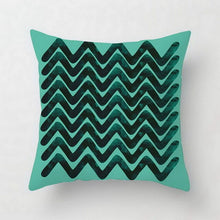 Load image into Gallery viewer, Geometric Striped Pattern Pillow Case