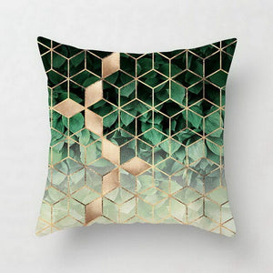 Geometric Striped Pattern Pillow Case