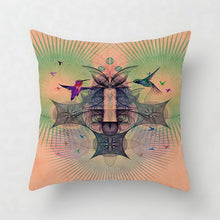Load image into Gallery viewer, Geometric Striped Pattern Pillow Case