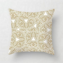 Load image into Gallery viewer, Gold Striped Pillow Case