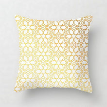 Load image into Gallery viewer, Gold Striped Pillow Case