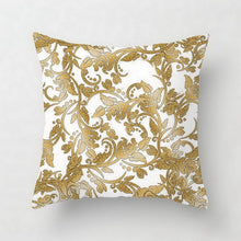 Load image into Gallery viewer, Gold Striped Pillow Case