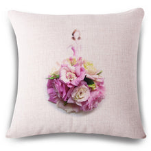 Load image into Gallery viewer, Beautiful Flower Linen Pillowcase