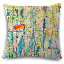 Load image into Gallery viewer, Cartoon Scenery Linen Pillowcase