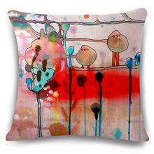 Load image into Gallery viewer, Cartoon Scenery Linen Pillowcase
