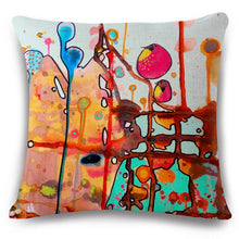Load image into Gallery viewer, Cartoon Scenery Linen Pillowcase