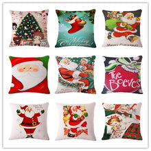 Load image into Gallery viewer, Cartoon Christmas Pillow Case