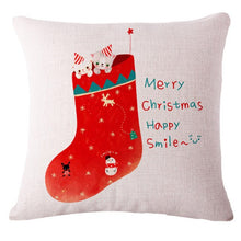 Load image into Gallery viewer, Cartoon Christmas Pillow Case