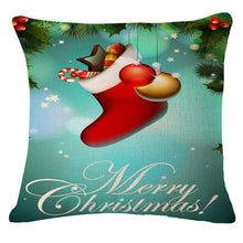 Load image into Gallery viewer, Cartoon Christmas Pillow Case