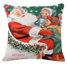 Load image into Gallery viewer, Cartoon Christmas Pillow Case