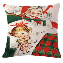 Load image into Gallery viewer, Cartoon Christmas Pillow Case